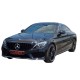 Μάσκα Για Mercedes-Benz C-Class W205 14+ GT Amg Panamericana Look Γυαλιστερή Μαύρη 1 Τεμάχιο