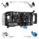 Μπροστινά Φανάρια Set Για Dodge Ram 02-06 DRL Tube Lights Μαύρα H1/H1 Manual Sonar