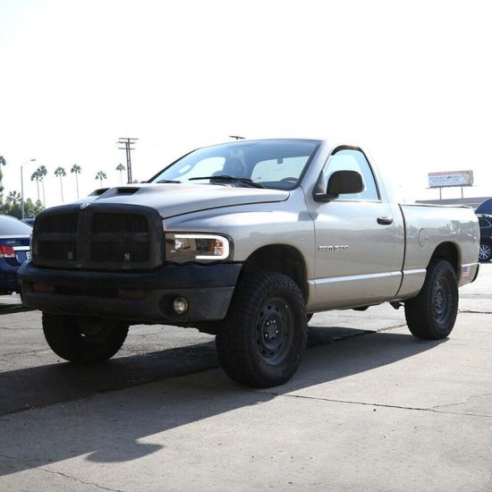 Μπροστινά Φανάρια Set Για Dodge Ram 02-06 DRL Tube Lights Μαύρα H1/H1 Manual Sonar