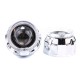 Καπάκια Για Προτζέκτορες 2.5" Mini Gatling Gun Με Led Angel Eyes Χρώμιο Retrofitlab 2 Τεμάχια