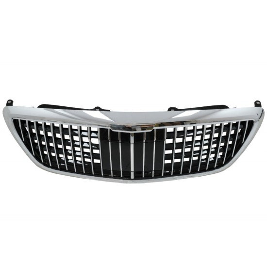 Μάσκα Για Mercedes-Benz S-Class W222 13-20 Maybach Look Χρώμιο/Μαύρο 1 Τεμάχιο