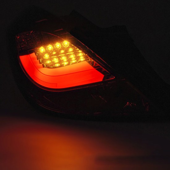 Πισινά Φανάρια Set Για Opel Corsa D 3D 06-14 Led Bar Μαύρα Sonar