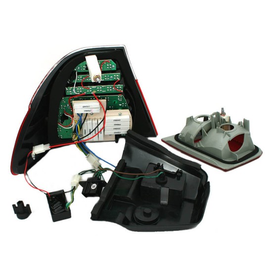 Πισινά Φανάρια Set Για Bmw 3 E46 Sedan 01-05 Led Κόκκινο/Φιμέ Eagle Eyes