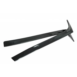 Αεροτομές Πρόσθετα Δεξιά Αριστερά Για VW Golf VII (7 & 7.5) 12-20 Μαύρο Γυαλιστερό Πλαστικό Για Standard Έκδοση 2 Τεμάχια