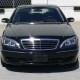 Μπροστινά Φανάρια Set Για Mercedes-Benz S-Class W220 98-05 DRL & Led Φλας ΜαύραH7/H1 Manual JunYan