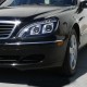 Μπροστινά Φανάρια Set Για Mercedes-Benz S-Class W220 98-05 DRL & Led Φλας ΜαύραH7/H1 Manual JunYan