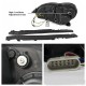 Μπροστινά Φανάρια Set Για Mercedes-Benz S-Class W220 98-05 DRL & Led Φλας ΜαύραH7/H1 Manual JunYan