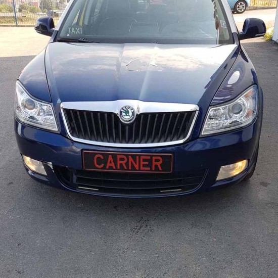 Μπροστινά Φανάρια Set Για Skoda Octavia 1Z 09-12 TRU DRL Χρωμίου H7/H1 Με Μοτέρ Sonar