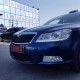 Μπροστινά Φανάρια Set Για Skoda Octavia 1Z 09-12 TRU DRL Χρωμίου H7/H1 Με Μοτέρ Sonar