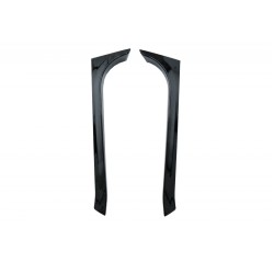 Αεροτομές Πρόσθετα Δεξιά Αριστερά Για VW Golf VI (6) 08-12 Μαύρο Γυαλιστερό Πλαστικό GTI & R Έκδοση 2 Τεμάχια