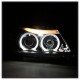 Μπροστινά Φανάρια Set Για Bmw 3 E90 / E91 05-08 Angel Eyes Χρωμίου H7/H1 Sonar