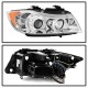 Μπροστινά Φανάρια Set Για Bmw 3 E90 / E91 05-08 Angel Eyes Χρωμίου H7/H1 Sonar