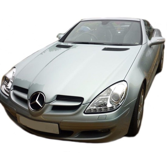 Μπροστινά Φανάρια Set Για Mercedes-Benz SLK R171 04-11 DRL Χρωμίου H7/H1 Με Μοτέρ Sonar