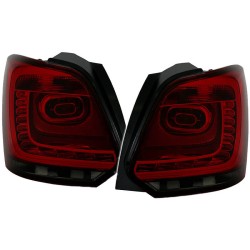 Πισινά Φανάρια Set Για Vw Polo 6R 09-14 Led GTI Look Κόκκινο/Φιμέ Eagle Eyes