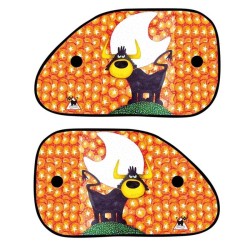 Ηλιοπροστασία Αυτοκινήτου Για Τα Πλαϊνά Τζάμια  Bull "Animals On Board" 65x38cm AOB538T 2 Τεμάχια Ηλιοπροστασία Αυτοκινήτου Για Τα Πλαϊνά Τζάμια  Bull "Animals On Board" 65x38cm AOB538T 2 Τεμάχια