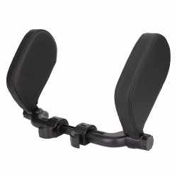 Πλαινά Μαξιλαράκια Προσκέφαλου / Υποστήριξης Λαιμού Memory Foam  HLU1000 11x20x3.5cm μαύρο 1 τεμάχιο