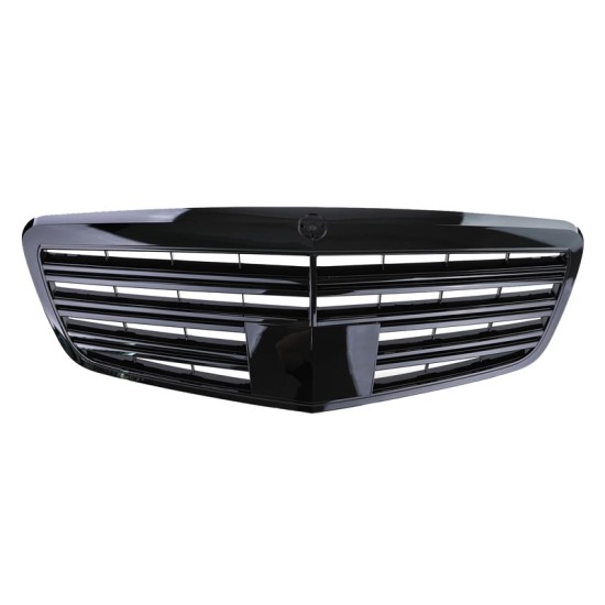 Μάσκα Για Mercedes-Benz S-Class W221 09-13 S63 S65 Amg Look Γυαλιστερό Μαύρο 1 Τεμάχιο