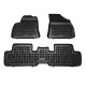 Πατάκια Σκαφάκια 3D Από Λάστιχο Για Peugeot 3008 2009-2016 Rezaw Plast 3 Τεμάχια Μαύρα