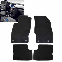 Πατάκια Αυτοκινήτου Μοκέτα Για Opel Corsa E 2014-2019 Car+ Black 4 Pieces