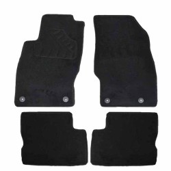 Πατάκια Αυτοκινήτου Μοκέτα Για Opel Corsa E 2014-2019 Car+ Black 4 Pieces Πατάκια Αυτοκινήτου Μοκέτα Για Opel Corsa E 2014-2019 Car+ Black 4 Pieces