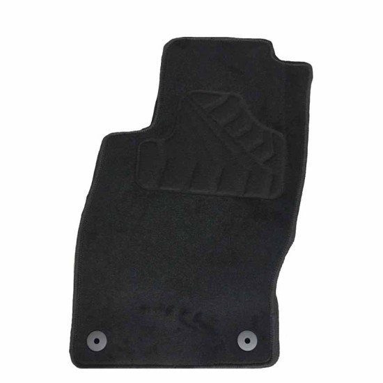 Πατάκια Αυτοκινήτου Μοκέτα Για Opel Corsa E 2014-2019 Car+ Black 4 Pieces