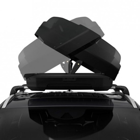 Μπαγκαζιέρα Οροφής Thule Force XT L 450L Μαύρη Ματ Με Διπλό Άνοιγμα & Quick Fix Τοποθέτηση
