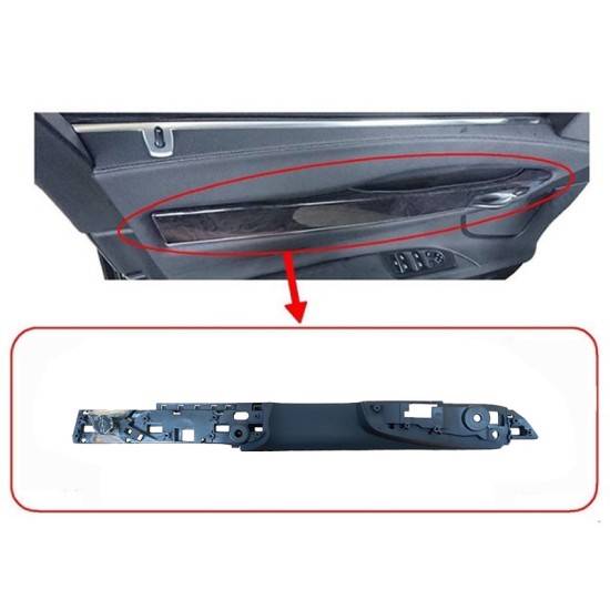 Χειρολαβή Πόρτας Εσωτερική Για Bmw 7 F01/F02 08-15 Εμπρός Αριστερά Μαύρο