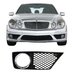 Δίχτυ Προφυλακτήρα Εμπρός Πλαινό Για Mercedes-Benz E-Class W211 06-09 Amg E63 Με Τρύπα Προβολέα Δεξί 1 Τεμάχιο
