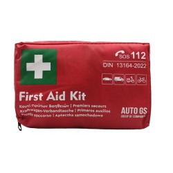 Φαρμακείο Πρώτων Βοηθειών Με Πιστοποίηση Din 13164 21.5 x12.5 x 6cm Auto GS Με 39 Είδη 18219