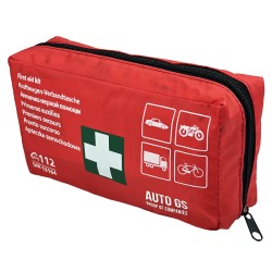 Φαρμακείο Πρώτων Βοηθειών Με Πιστοποίηση Din 13164 21.5 x12.5 x 6cm Auto GS Με 39 Είδη 18219