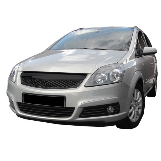 Μάσκα Για Opel Zafira B 05-08 Κυψελωτή Χωρίς Σήμα Μαύρη Ματ 1 Τεμάχιο