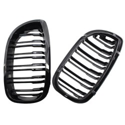 Καρδιές Μάσκας Για Bmw 3 E46 03-06 Coupe/Cabrio M4 Look Με Διπλή Γρίλια 4D Μαύρο Γυαλιστερό 2 Τεμάχια Καρδιές Μάσκας Για Bmw 3 E46 03-06 Coupe/Cabrio M4 Look Με Διπλή Γρίλια 4D Μαύρο Γυαλιστερό 2 Τεμάχια