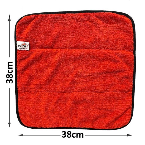 Πετσέτα Μicrofiber Feral Detailing Pro 38 x 38 cm 1 Τεμάχιο