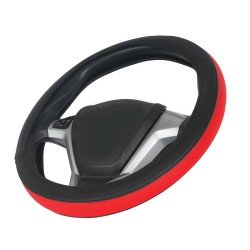 Κάλυμμα Τιμονιού Αυτοκινήτου Otom Easy-Fit Δερματίνη Μαύρο - Κόκκινο Medium 37-39cm F-56 Κάλυμμα Τιμονιού Αυτοκινήτου Otom Easy-Fit Δερματίνη Μαύρο - Κόκκινο Medium 37-39cm F-56