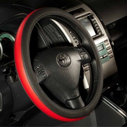 Κάλυμμα Τιμονιού Αυτοκινήτου Otom Easy-Fit Δερματίνη Μαύρο - Κόκκινο Medium 37-39cm F-56 Κάλυμμα Τιμονιού Αυτοκινήτου Otom Easy-Fit Δερματίνη Μαύρο - Κόκκινο Medium 37-39cm F-56