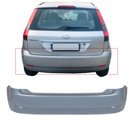 Πισινός Προφυλακτήρας Για Ford Fiesta 02-06 Βαφόμενος
