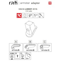 Βάση Τεμπέλη Ειδική Για Dacia Lodgy 18+ Armster Rati 1 Τεμάχιο Βάση Τεμπέλη Ειδική Για Dacia Lodgy 18+ Armster Rati 1 Τεμάχιο