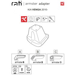 Βάση Τεμπέλη Ειδική Για Kia Venga 2010+ / Hyundai IX20 2010-2019 Armster Rati 1 Τεμάχιο Βάση Τεμπέλη Ειδική Για Kia Venga 2010+ / Hyundai IX20 2010-2019 Armster Rati 1 Τεμάχιο