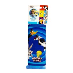 Μαξιλαράκι Ζώνης Ασφαλείας Looney Tunes ''Tweety-Bugs Bunny-Daffy Duck-Sylvester''  Βελούδινο Μπλε 1 Τεμάχιο Μαξιλαράκι Ζώνης Ασφαλείας Looney Tunes ''Tweety-Bugs Bunny-Daffy Duck-Sylvester''  Βελούδινο Μπλε 1 Τεμάχιο