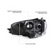 Μπροστινά Φανάρια Set Για Vw Golf VΙI (7) 12-17 Mk8 Golf Look Dynamic Start DRL & Φλας Μαύρα Full Led Με Μοτέρ VLand