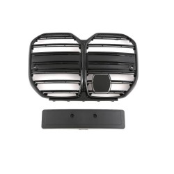 Καρδιές Μάσκας Για Bmw 4 G26 Grand Coupe 2021+ M4 Look Με Διπλή Γρίλια Μαύρο Γυαλιστερό 2 Τεμάχια Καρδιές Μάσκας Για Bmw 4 G26 Grand Coupe 2021+ M4 Look Με Διπλή Γρίλια Μαύρο Γυαλιστερό 2 Τεμάχια