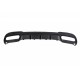 Diffuser Πίσω Προφυλακτήρα Για Mercedes-Benz E-Class W212 13-16 Amg Sport Μαύρο Με Μαύρο Γυαλιστερό