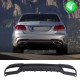 Diffuser Πίσω Προφυλακτήρα Για Mercedes-Benz E-Class W212 13-16 Amg Sport Μαύρο Με Μαύρο Γυαλιστερό