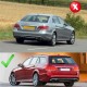 Diffuser Πίσω Προφυλακτήρα Για Mercedes-Benz E-Class W212 13-16 Amg Sport Μαύρο Με Μαύρο Γυαλιστερό