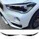 Φρυδάκια Μπροστινών Φαναριών Για Bmw X1 F48 2015-2019 Pre-LCI Βαμμένα Μάυρο Γυαλιστερό Χρώμα 2 Τεμάχια