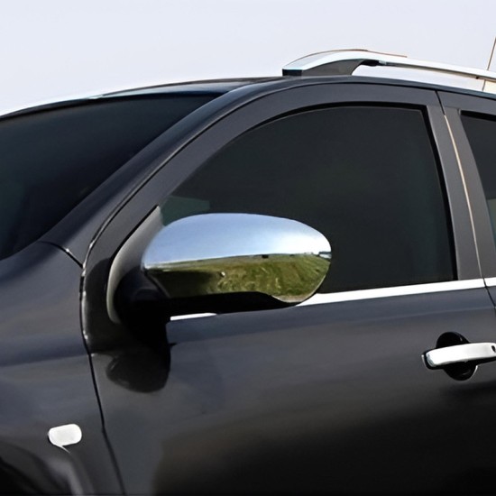 Καπάκια Καθρεφτών Για Nissan Qashqai 2008-2013 Χρωμίου 2 Τεμάχια