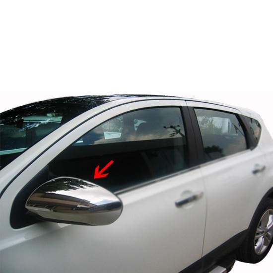 Καπάκια Καθρεφτών Για Nissan Qashqai 2008-2013 Χρωμίου 2 Τεμάχια