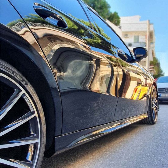Πλαινά Μασπιέ Για Mercedes-Benz A-Class W177 19+ Hatchback Amg Line Look Από Abs Πλαστικό 2 Τεμάχια