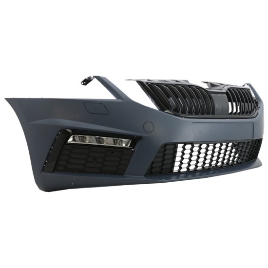 Μπροστινός Προφυλακτήρας Για Skoda Octavia 3 (5E) 17-19 Facelift RS Look Με DRL