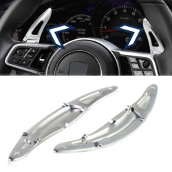 Paddles Shift Αλουμινίου Για Porsche Panamera 17+ / Macan 14+ / Cayenne 15+ / Boxter 718 16+ / Carrera 911 16+ Ασημί 2 Τεμάχια Paddles Shift Αλουμινίου Για Porsche Panamera 17+ / Macan 14+ / Cayenne 15+ / Boxter 718 16+ / Carrera 911 16+ Ασημί 2 Τεμάχια